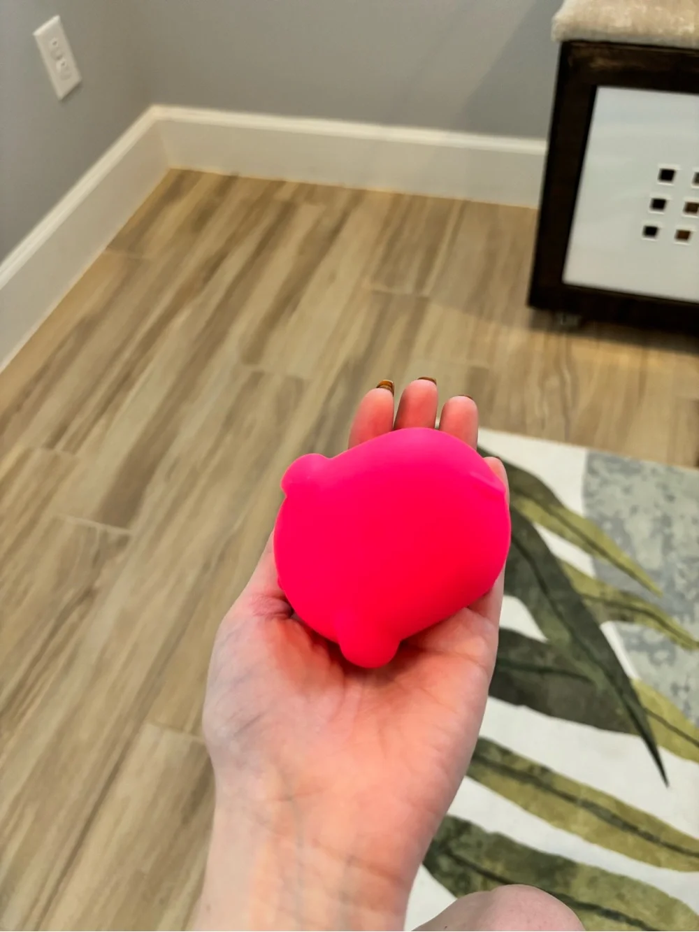 Needoh Funky Pup pink Squishy fidget toy